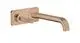 AXOR-HG-AXOR-Citterio-E-Einhebel-Waschtischmischer-Unterputz-fuer-Wandmontage-mit-Pingriff-Auslauf-221-mm-und-Platte-Brushed-Red-Gold-36114310 gallery number 1